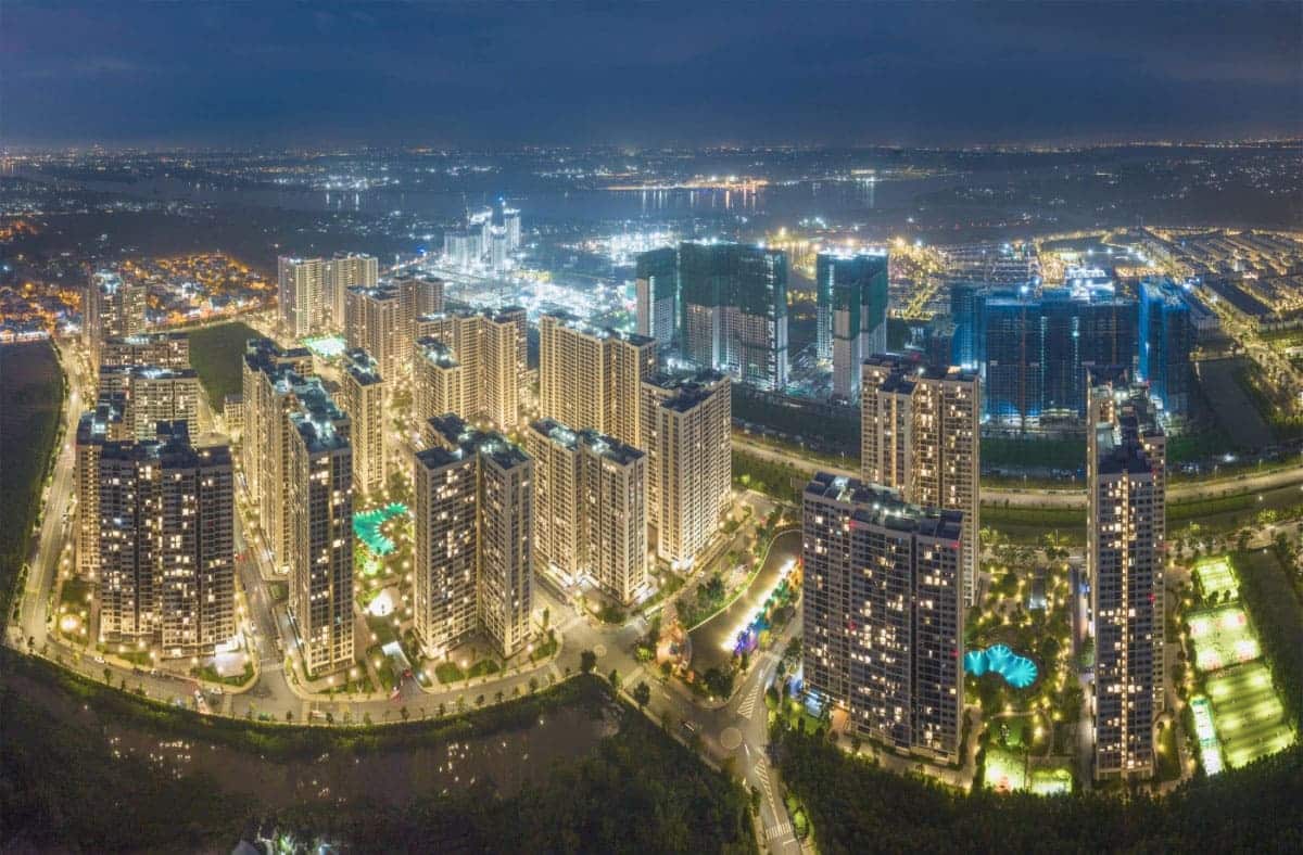 Bức ảnh "Khu Nhà Cao Tầng" chụp tại Vinhomes Grand Park. Ảnh: Nguyễn Công Thử