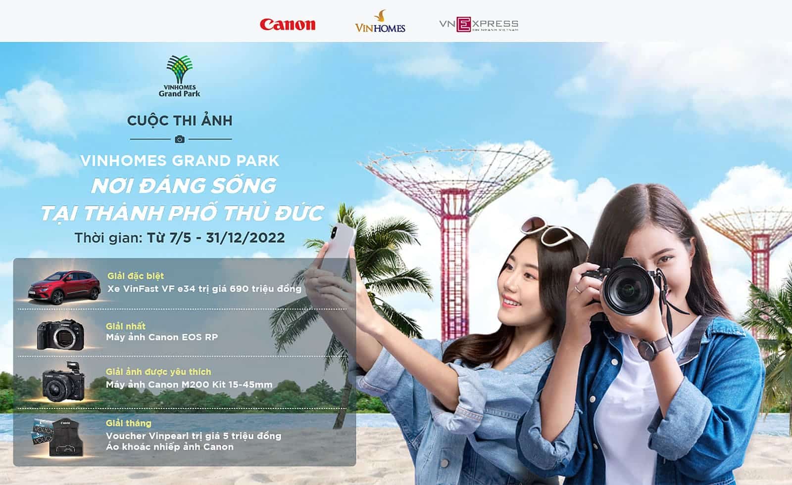 Các giải thưởng của cuộc thi.