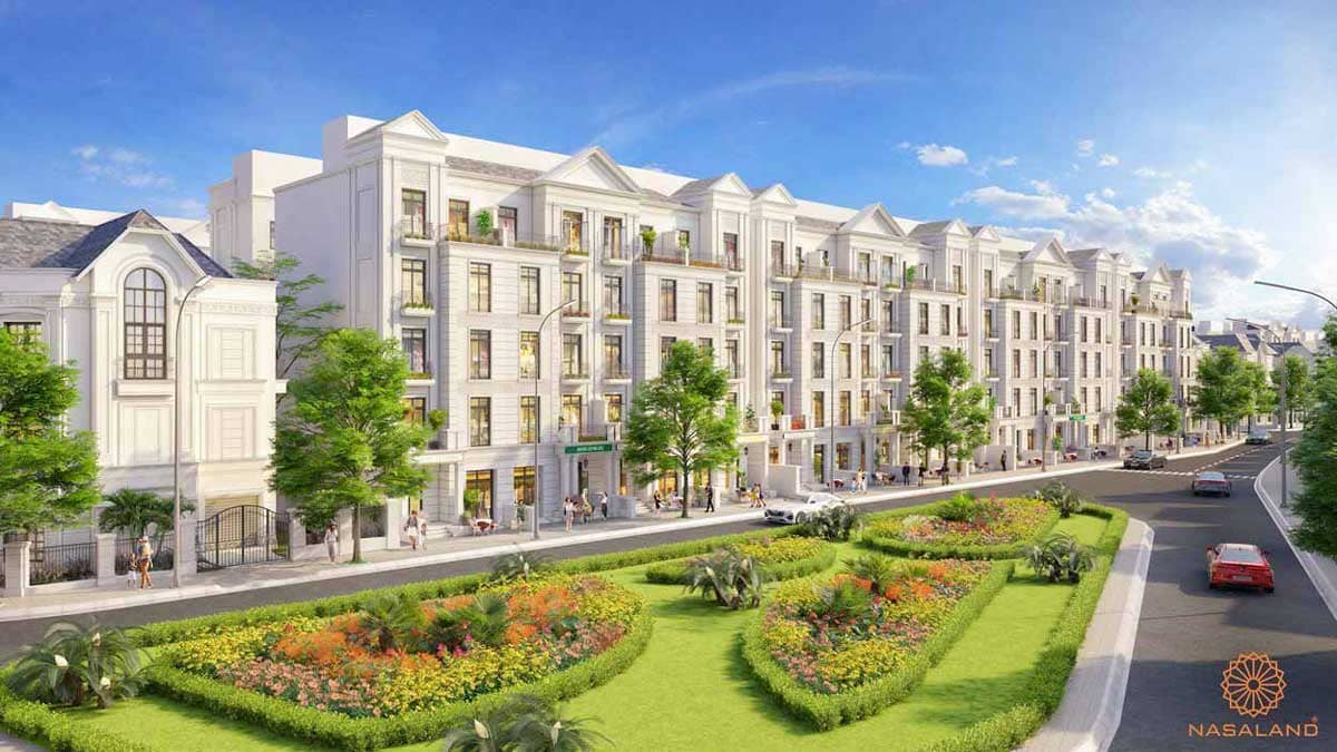 Shophouse mang phong cách Đông Dương là sản phẩm có thể đầu tư, kinh doanh hoặc mua để ở.