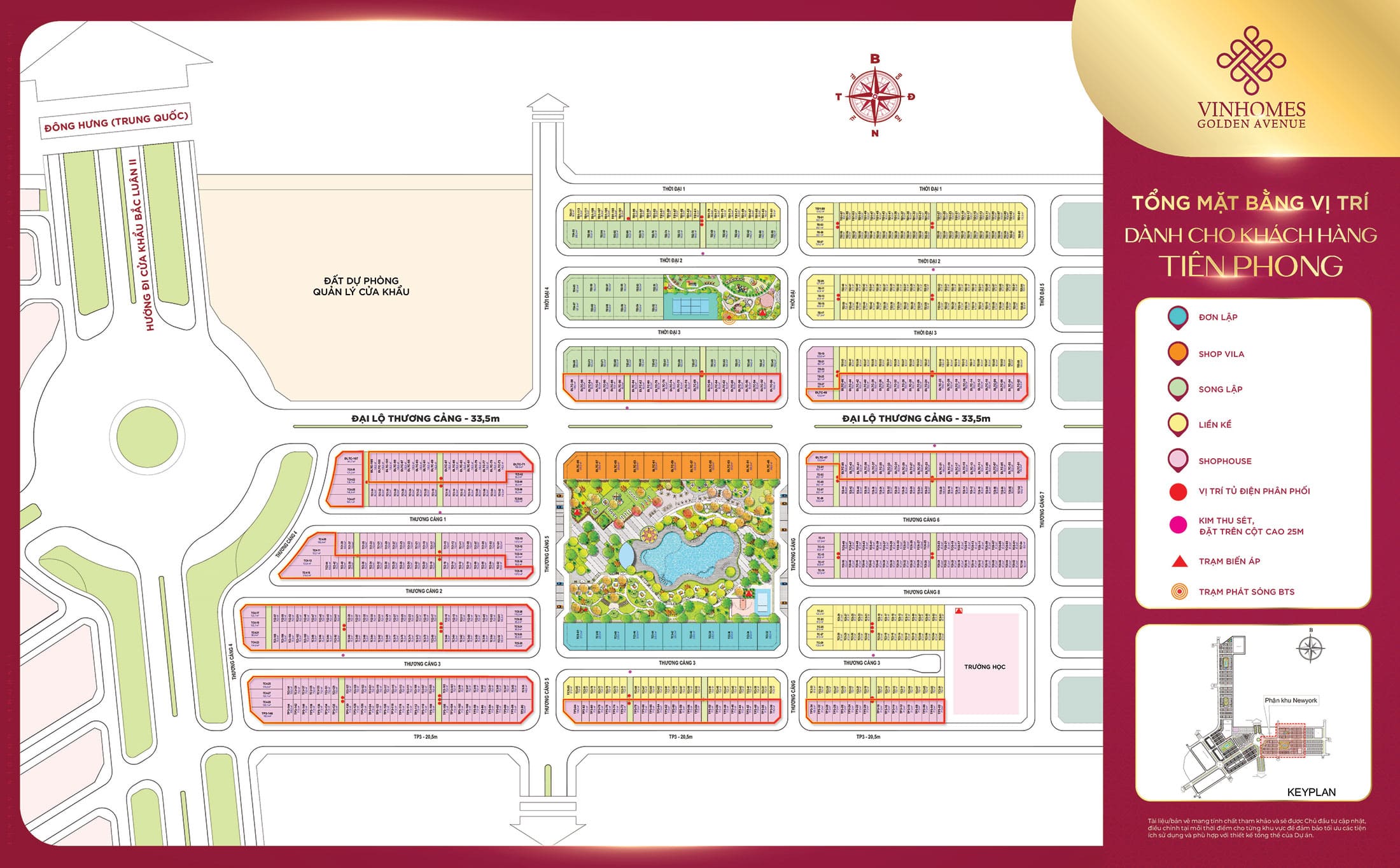 Mặt bằng tổng thể phân khu Newyork tại dự án Vinhomes Golden Avenue Quảng Ninh Mặt bằng tổng thể phân khu Newyork tại dự án Vinhomes Golden Avenue Quảng Ninh