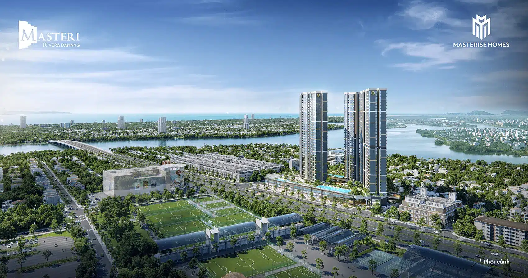 Dự án Masteri Rivera Đà Nẵng tại quận Hải Châu, hòa quyện giữa thiên nhiên và nhịp sống hiện đại.