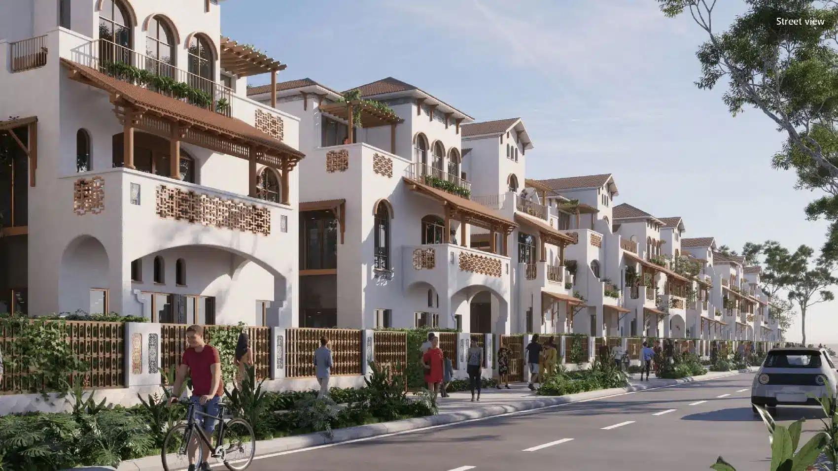 Phối cảnh các khu biệt thự sang trọng tại dự án Blanca City, điểm nhấn mới của Vũng Tàu.