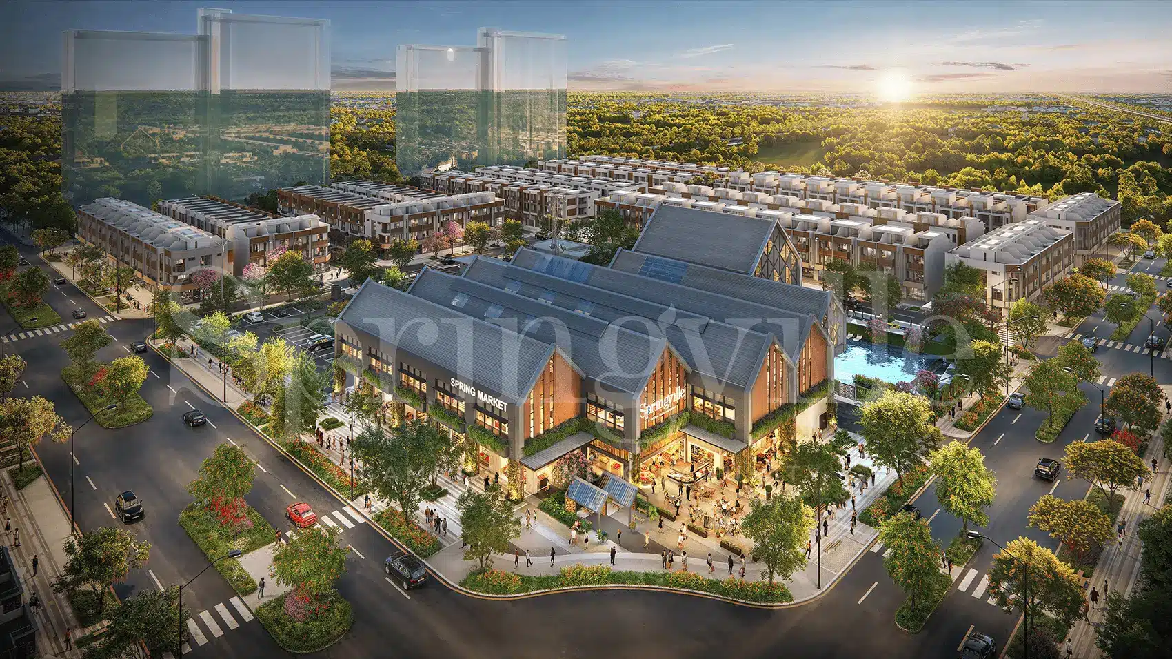 Spring Ville – cộng đồng sống sôi động kết nối thiên nhiên và tiện nghi, mang lại trải nghiệm sống toàn diện.