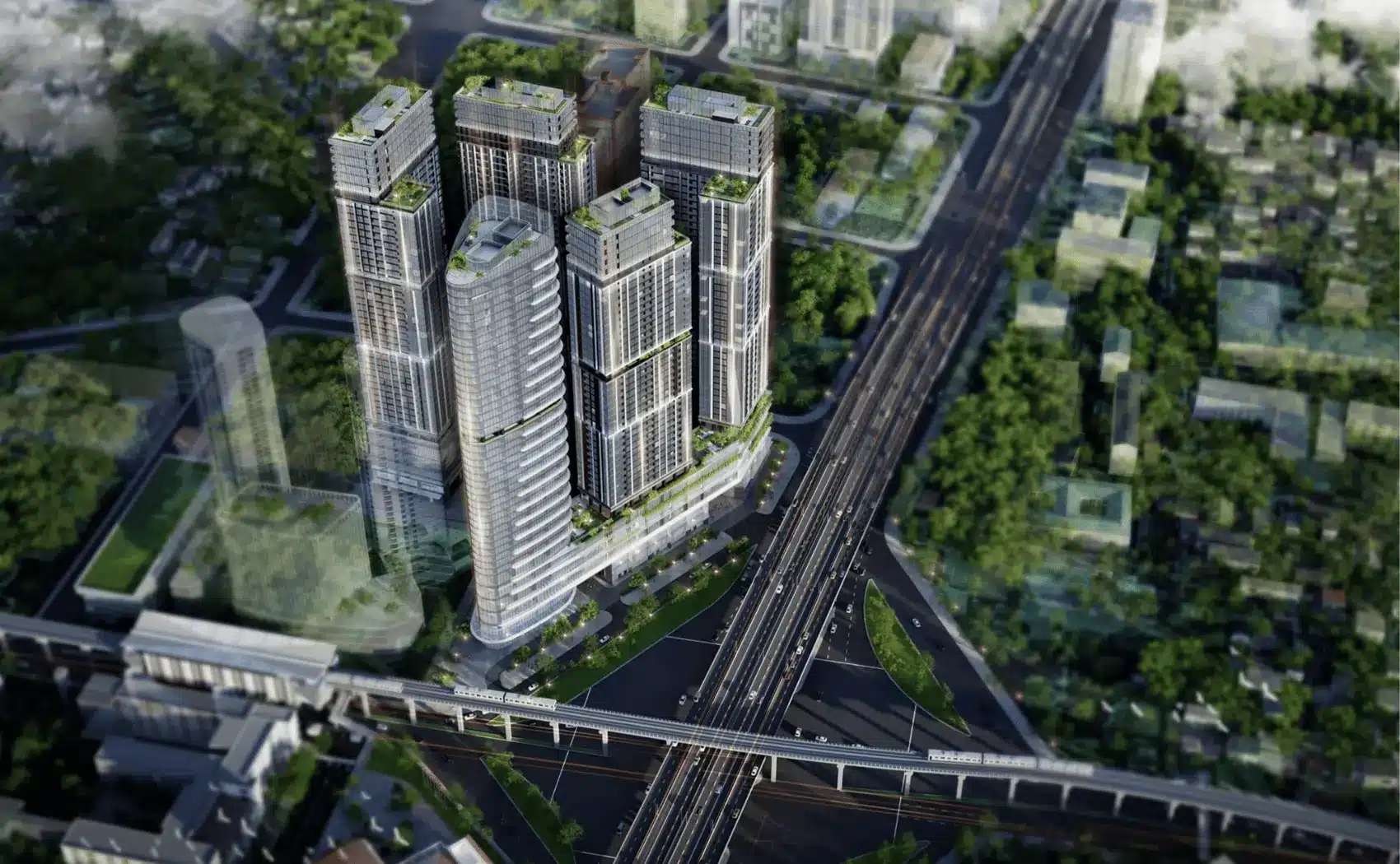 Dự án Sun Group Cầu Giấy tọa lạc tại vị trí kim cương kết nối trực tiếp các tuyến đường huyết mạch Hà Nội.