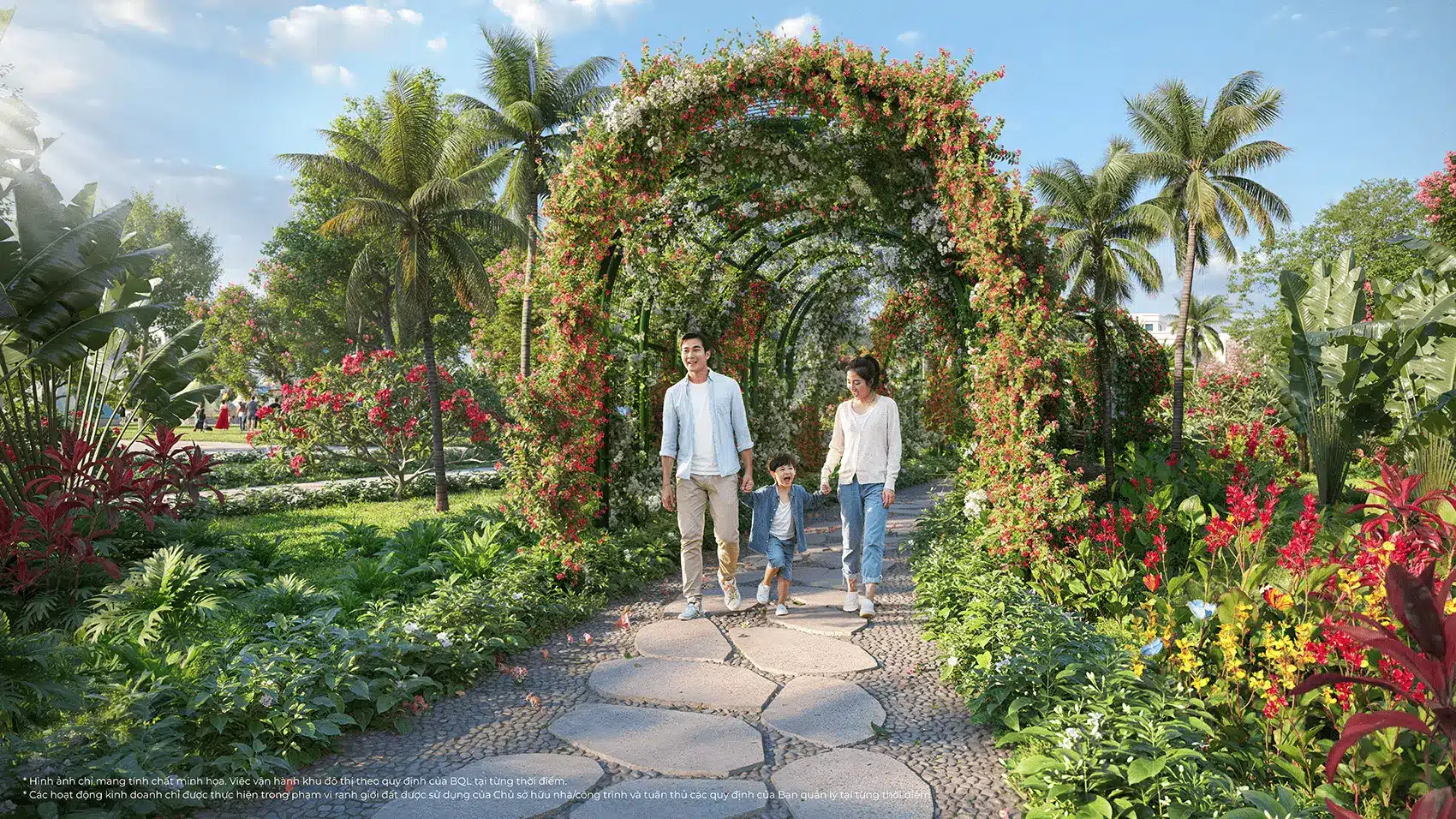 Không gian xanh mát và hiện đại tại Vinhomes Green City, nơi mang lại cuộc sống sinh thái lý tưởng cho cư dân.